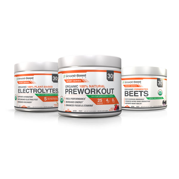 Serie Deportiva | ENERGÍA, RESISTENCIA Y RECUPERACIÓN | PreWorkout orgánico + Betabeles + Electrolitos